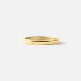 Front view of Flat Band / 2mm in 14k  Yellow Gold