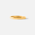 Front view of Flat Band / 2mm in 18k Yellow Gold