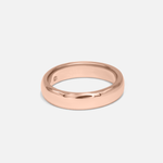 Side view of Dome Band / 4.5mm in 14k Rose Gold