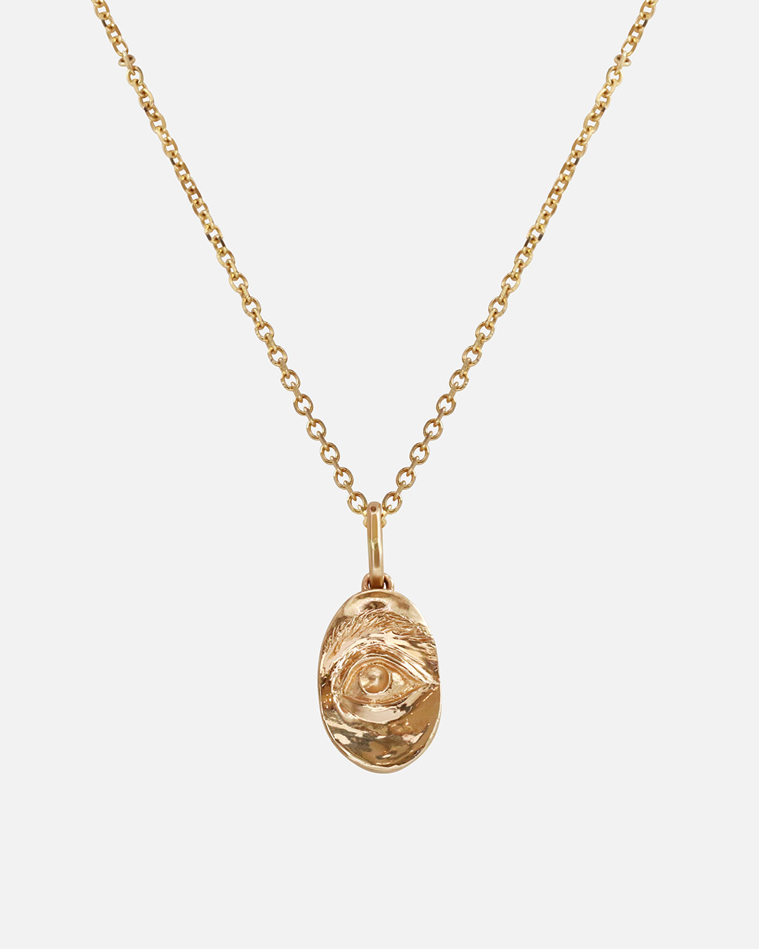Front view of Intagliaux Oval Pendant