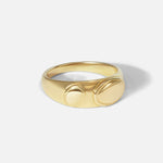 Side view of Janus Signet Ring