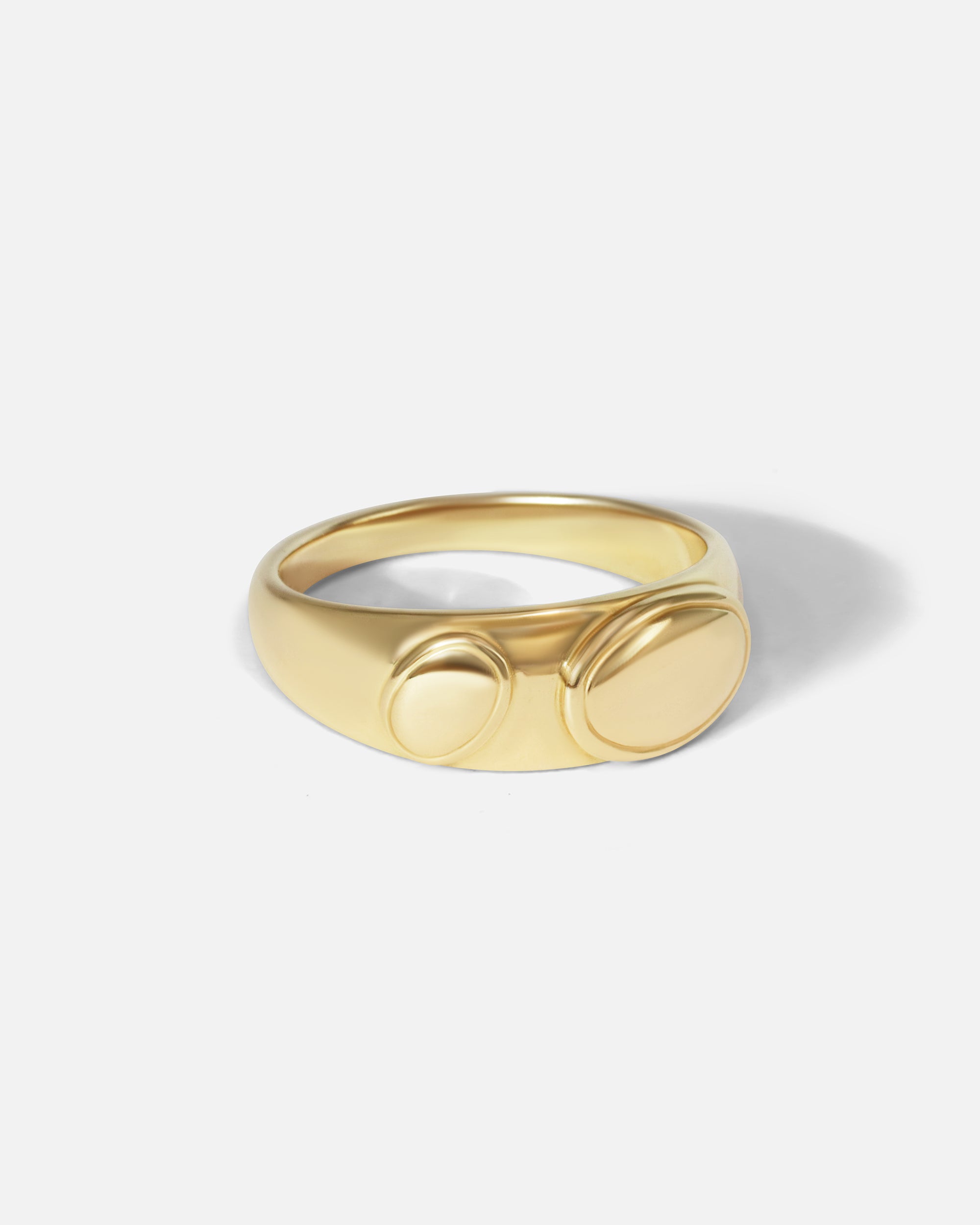 Side view of Janus Signet Ring