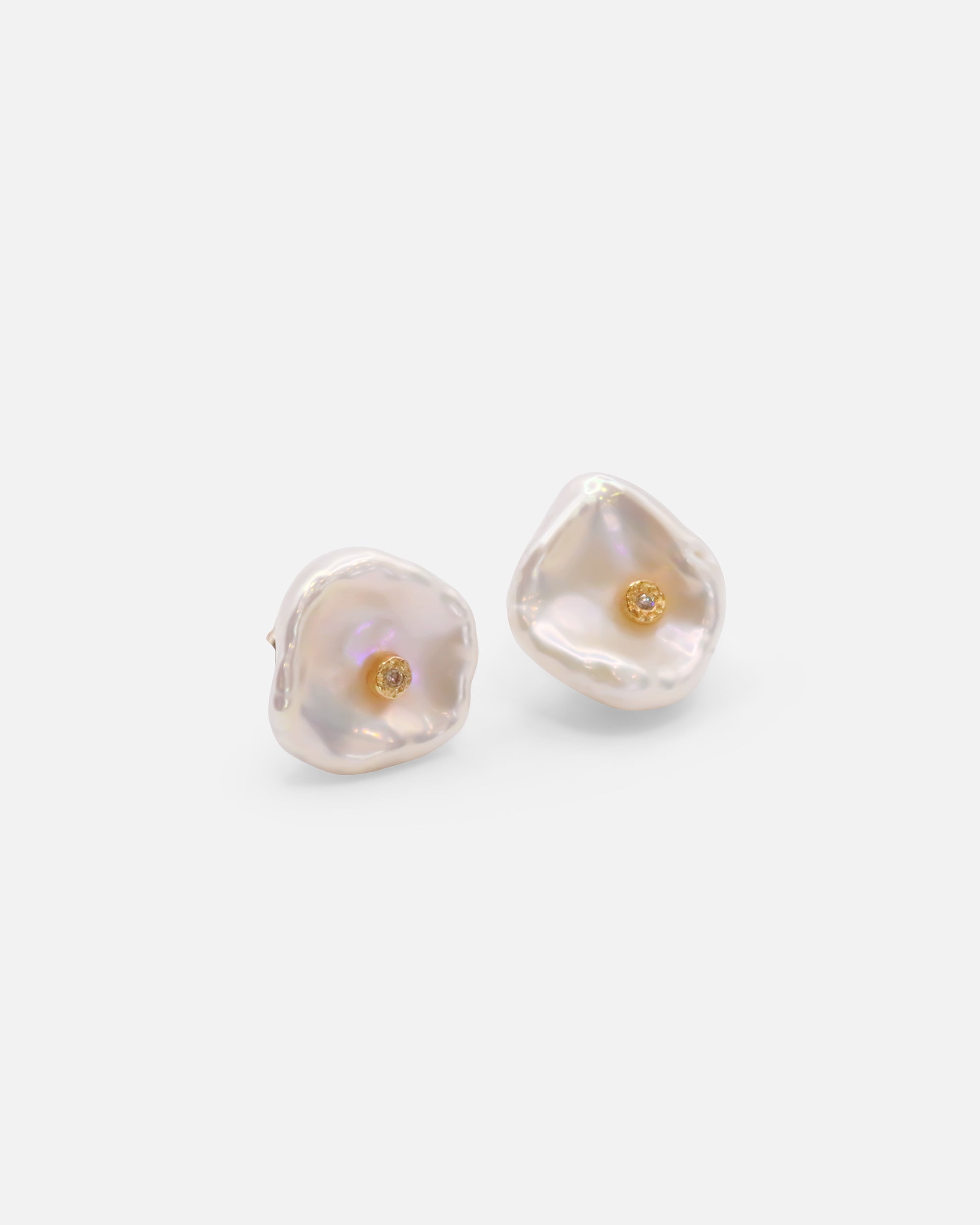 Keshi Petal Studs By Ariko