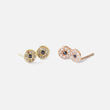 Black Diamond Disc / Studs By Ariko