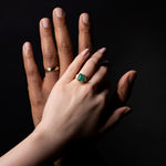 3 Wishes / Emerald Ring By Hiroyo