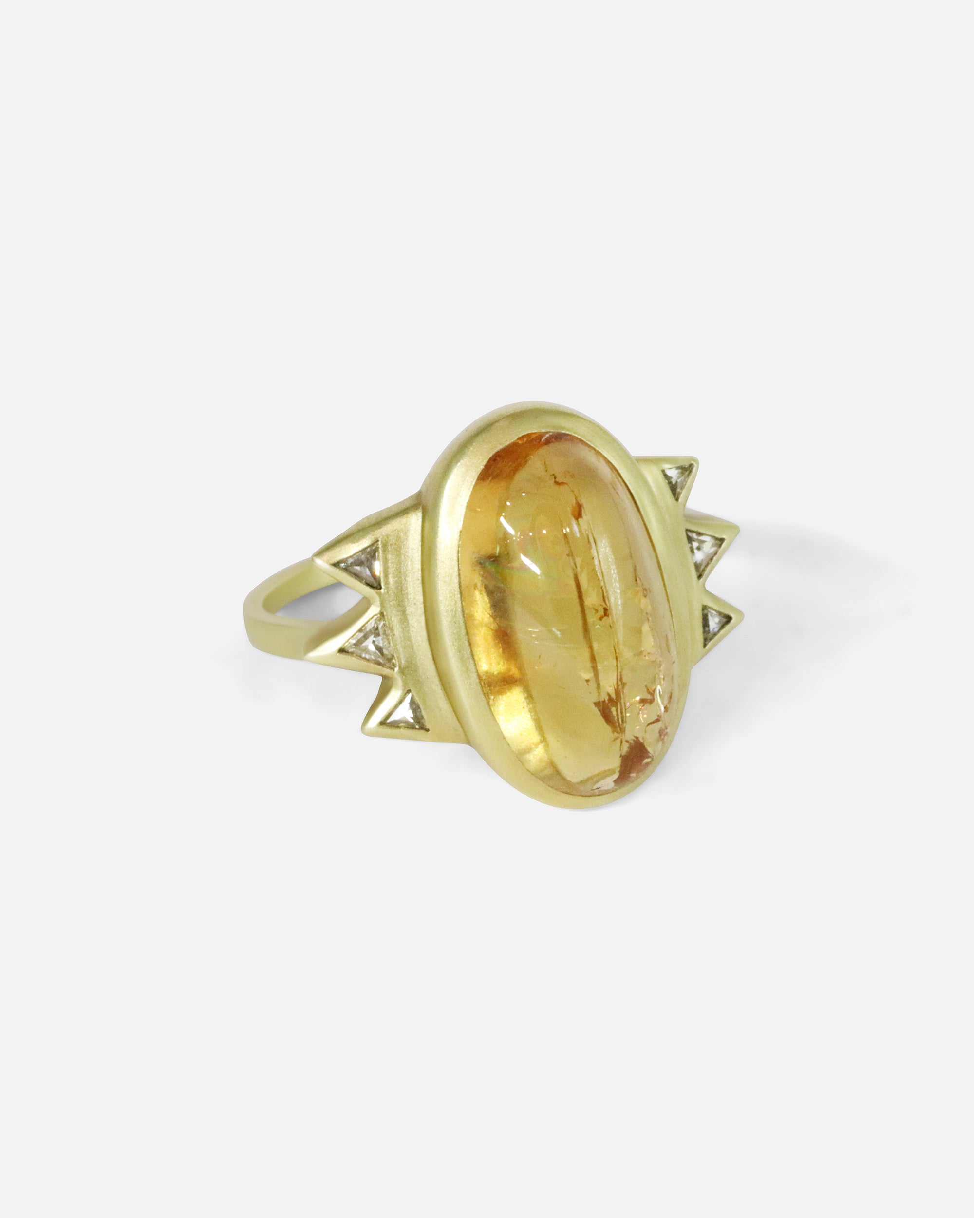 Side view of Bubble 26 / Imperial Topaz Ring