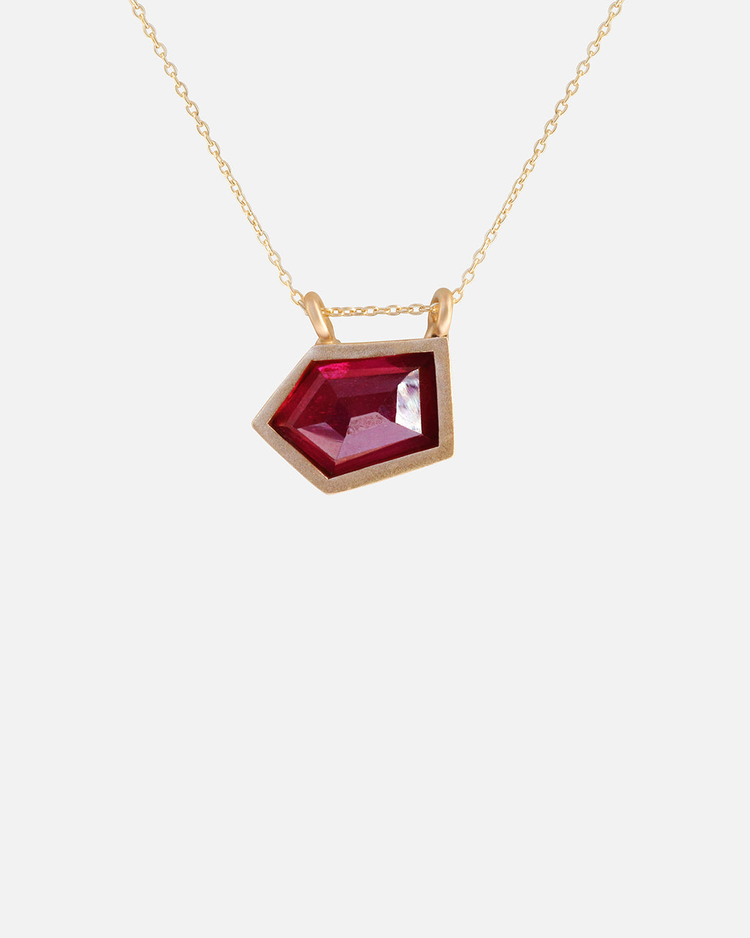 Rock / Mozambique Garnet Pendant By Hiroyo