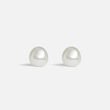 Front view of Umi / Fresh Water Pearl Studs by Hiroyo