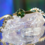 Leigh / Round Sapphire Ring By Casual Seance