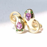 Nudum Serpentes Ring / Purple Sapphire By Ides