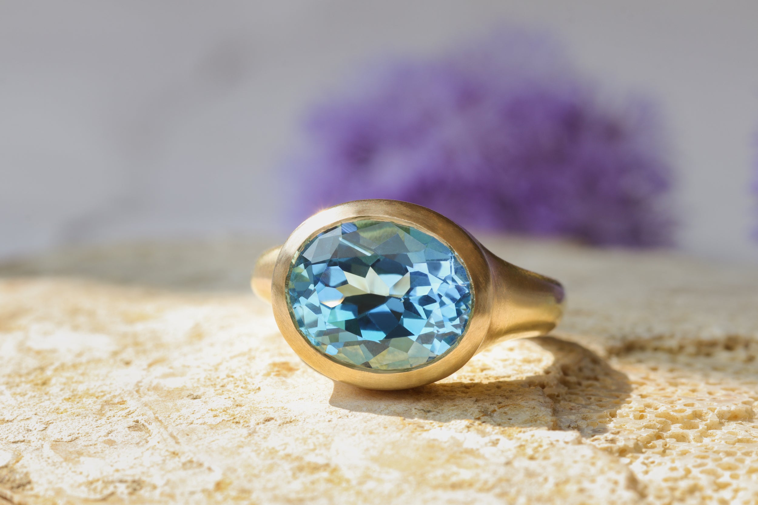 Swiss Blue Topaz Ring By Bree Altman