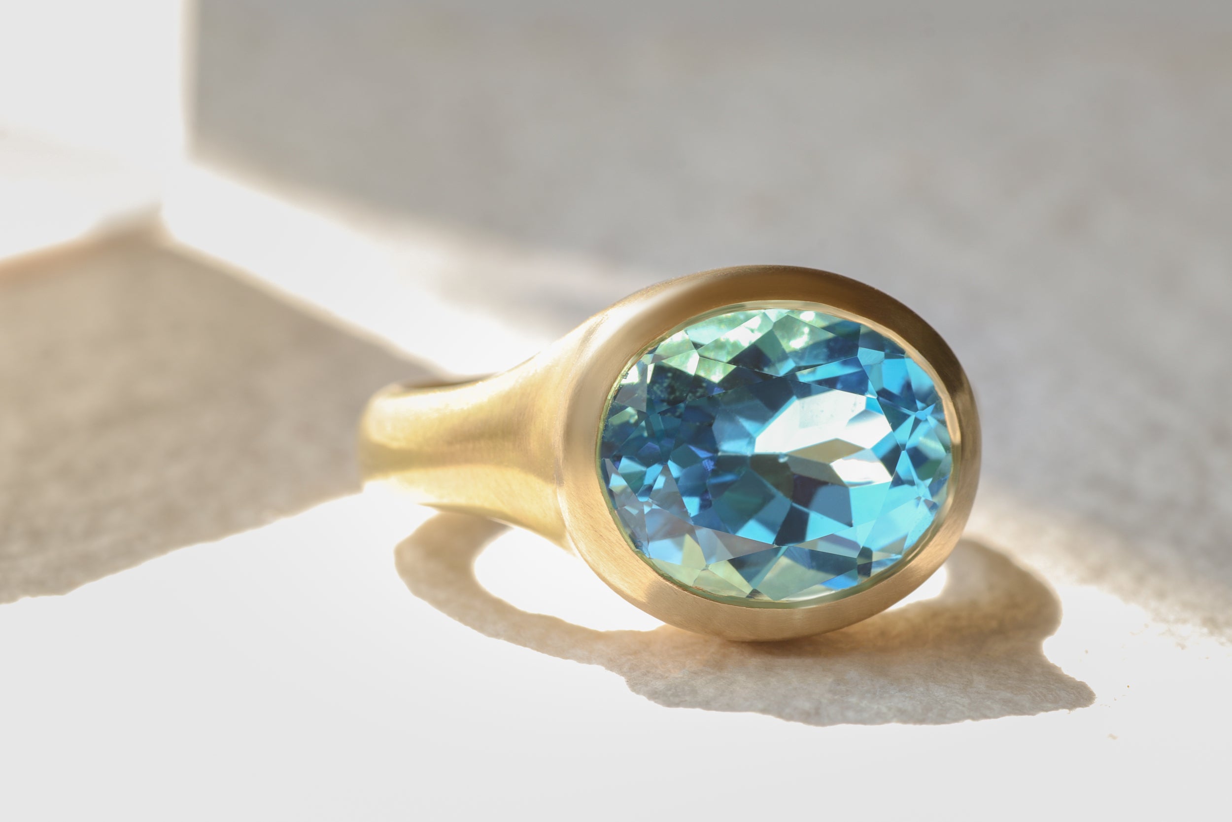 Swiss Blue Topaz Ring By Bree Altman