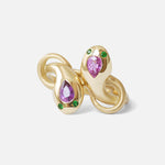 Nudum Serpentes Ring / Purple Sapphire By Ides