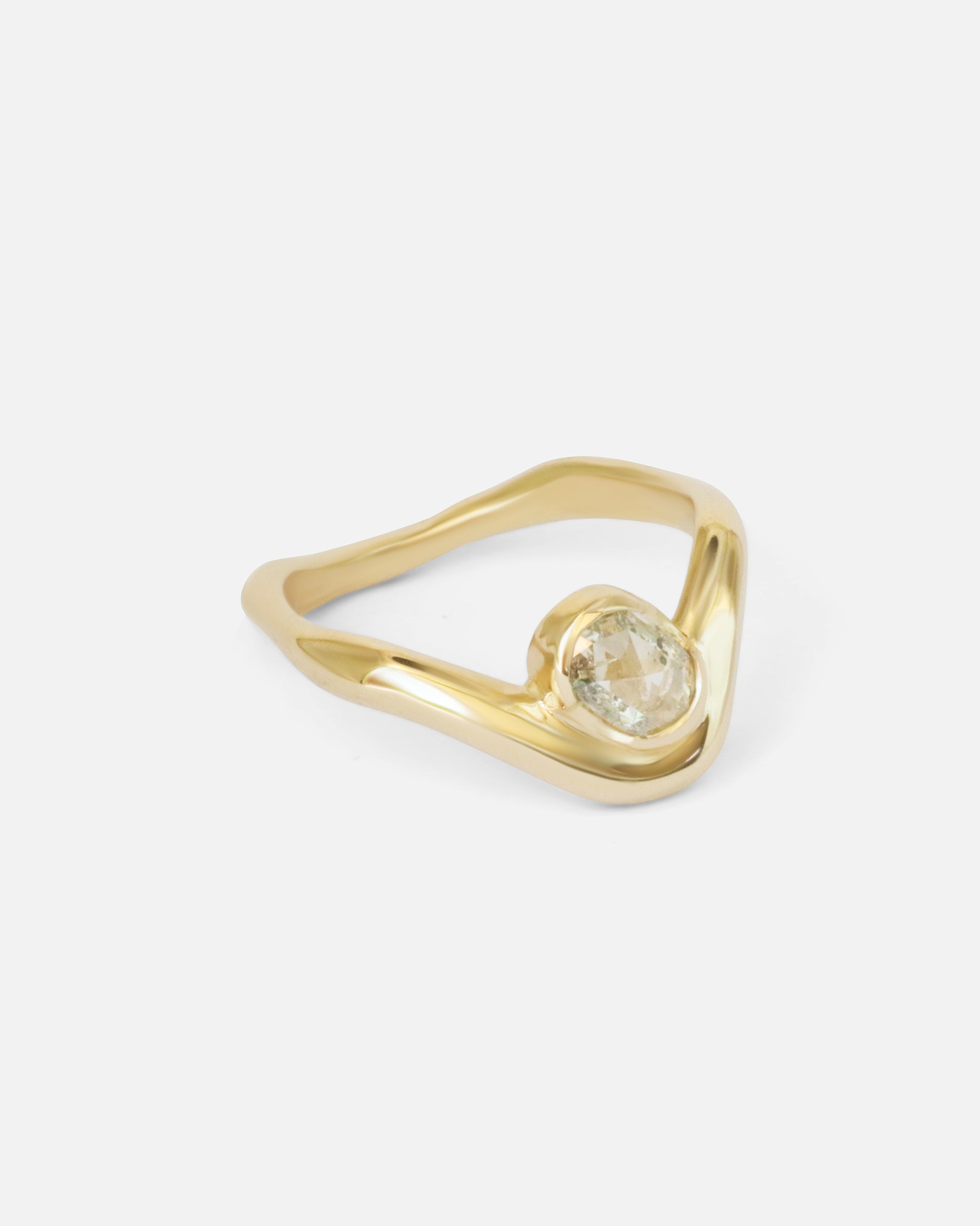 Side view of Rose Cut Root Ring