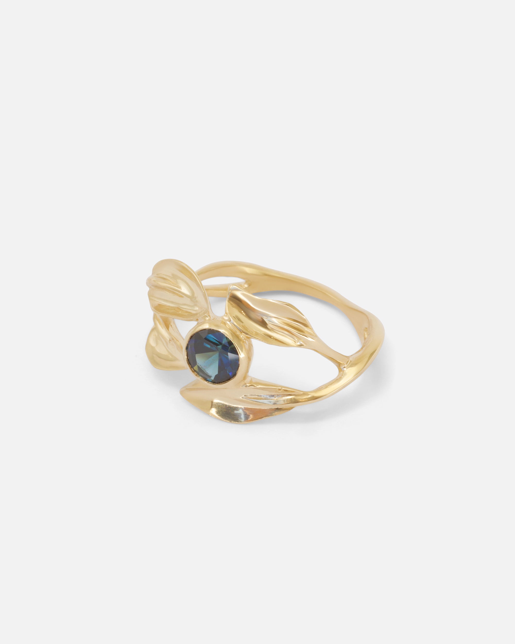 Willow / Kenyan Sapphire Ring By Kestrel Dillon