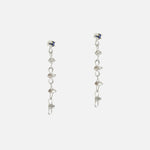 Side view of Locus Drop Earrings by Lucia B Marti