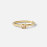 Solitaire Ring / Square Cut Diamond By Nishi