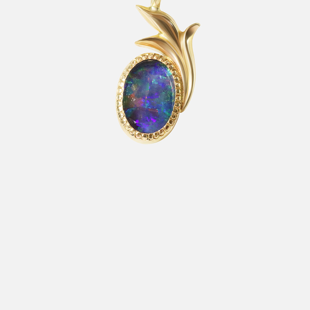 Close view of Mirror Fragment Opal Pendant