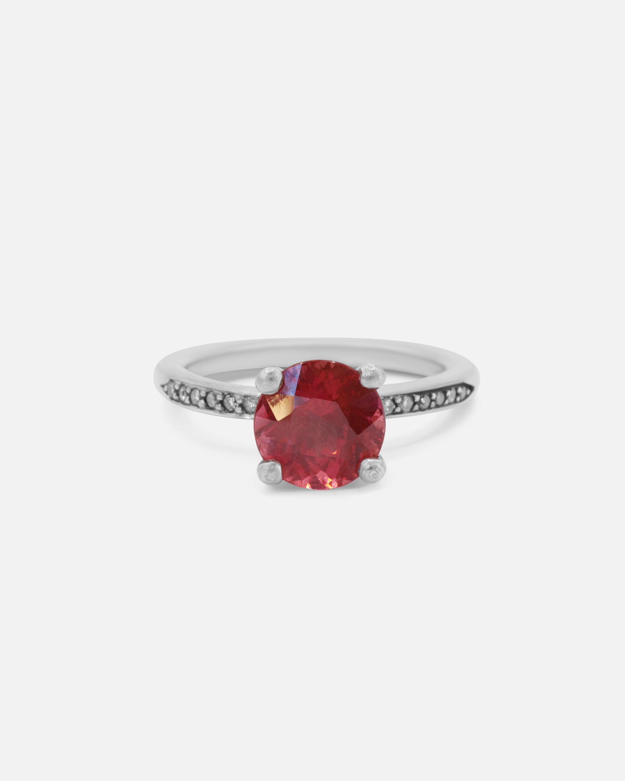 Front view of Imperatrix / Malaya Garnet Ring