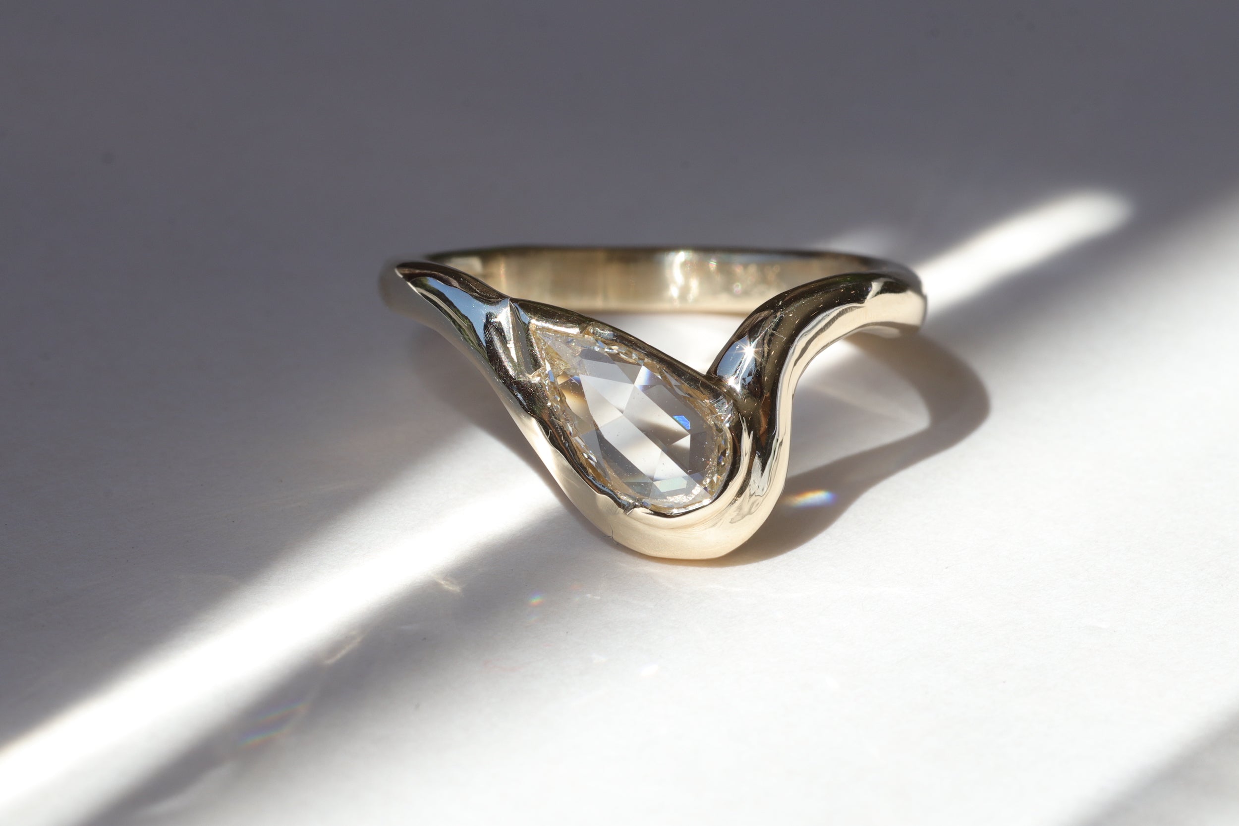 Pear Dip Ring By Kestrel Dillon