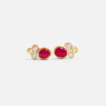 Bubble 32 / Ruby Studs By Hiroyo