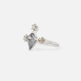 Kyte / Salt + Pepper Diamond Ring By fitzgerald jewelry